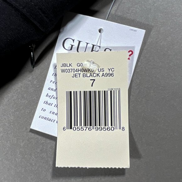 NWT Guess Off The Shoulder‎ Little Black Dress One Sleeve Juniors Size 7 - Picture 3 of 14